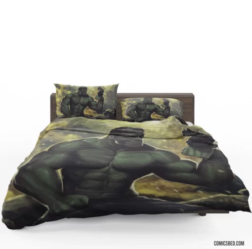 Hulk Cat Marvel Ferocious Beast Comic Bedding Set