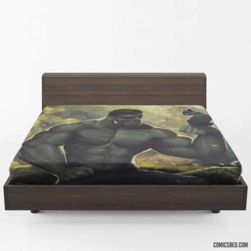 Hulk Cat Marvel Ferocious Beast Comic Fitted Sheet