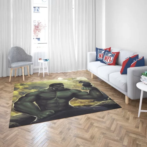 Hulk Cat Marvel Ferocious Beast Comic Rug 2