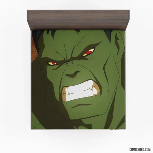 Hulk Chronicles Gamma-Powered Hero Comic Fitted Sheet 1