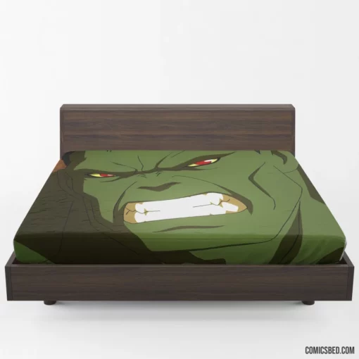 Hulk Chronicles Gamma-Powered Hero Comic Fitted Sheet