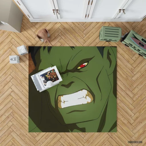 Hulk Chronicles Gamma-Powered Hero Comic Rug