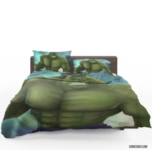 Hulk Chronicles Marvel Raging Goliath Comic Bedding Set