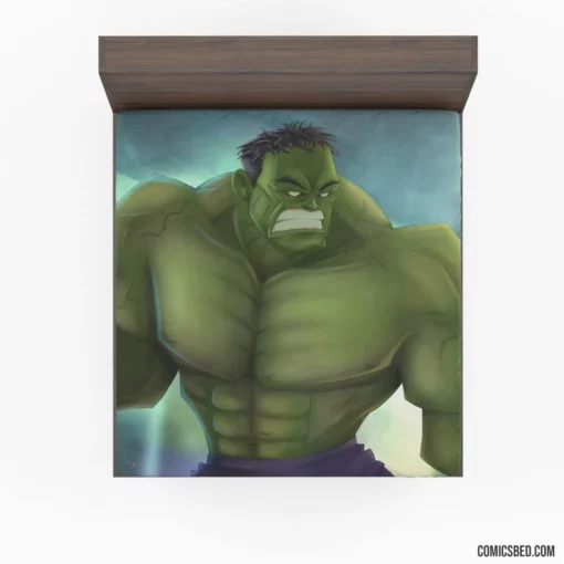 Hulk Chronicles Marvel Raging Goliath Comic Fitted Sheet 1