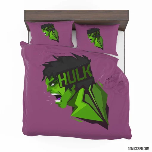 Hulk Gamma-Powered Behemoth Comic Bedding Set 1