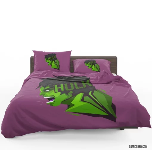 Hulk Gamma-Powered Behemoth Comic Bedding Set