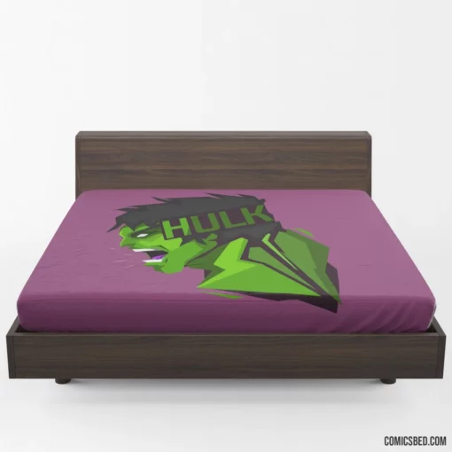 Hulk Gamma-Powered Behemoth Comic Fitted Sheet