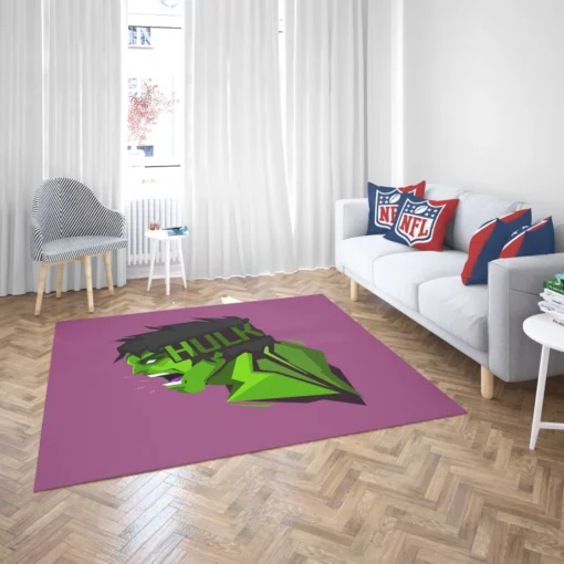 Hulk Gamma-Powered Behemoth Comic Rug 2