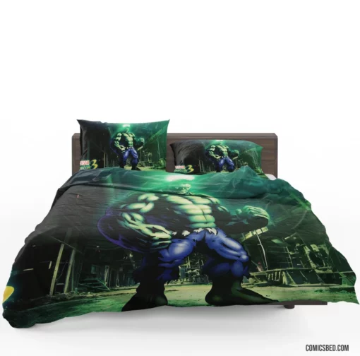 Hulk Gamma-Powered Force Comic Bedding Set