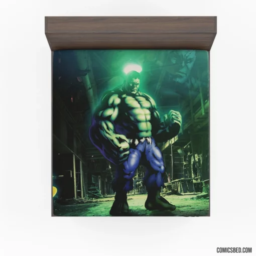 Hulk Gamma-Powered Force Comic Fitted Sheet 1
