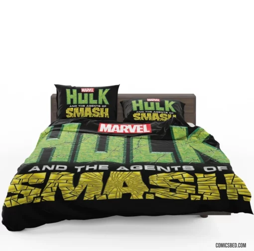 Hulk Gamma-Powered Hero Marvel Comics Bedding Set