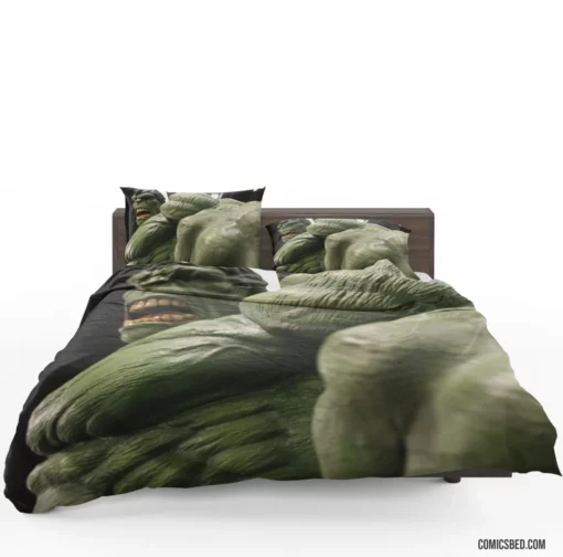 Hulk Gamma-powered Might Comic Bedding Set