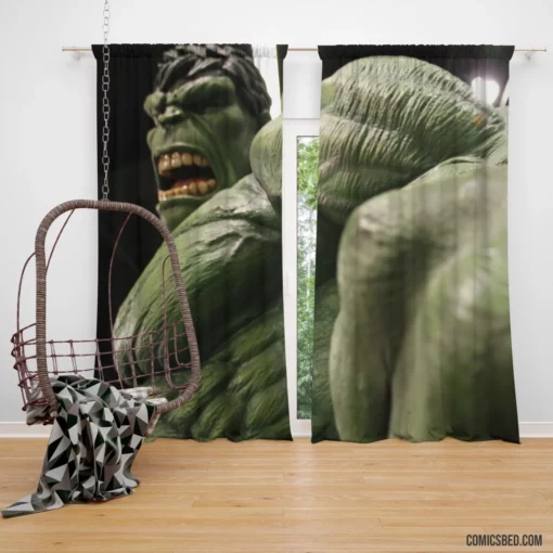 Hulk Gamma-powered Might Comic Curtain