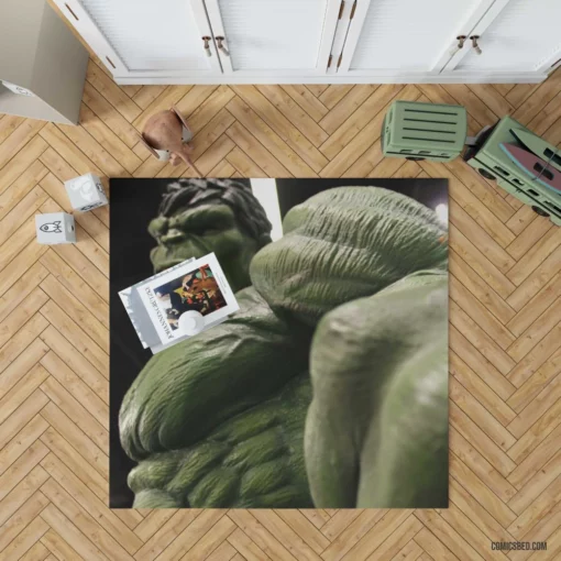 Hulk Gamma-powered Might Comic Rug