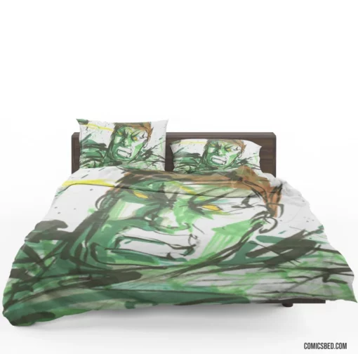 Hulk Incredible Smash Comic Bedding Set