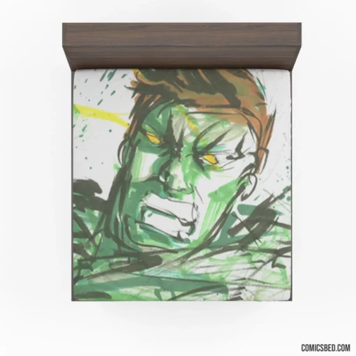 Hulk Incredible Smash Comic Fitted Sheet 1