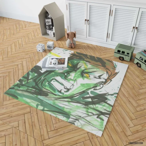 Hulk Incredible Smash Comic Rug 1