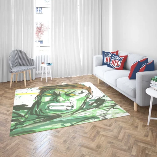 Hulk Incredible Smash Comic Rug 2