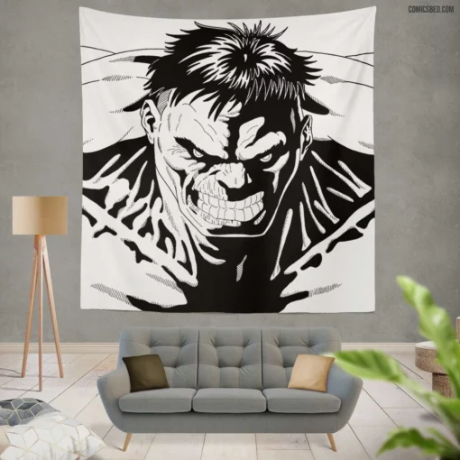 Hulk Incredible Strength Comic Wall Tapestry