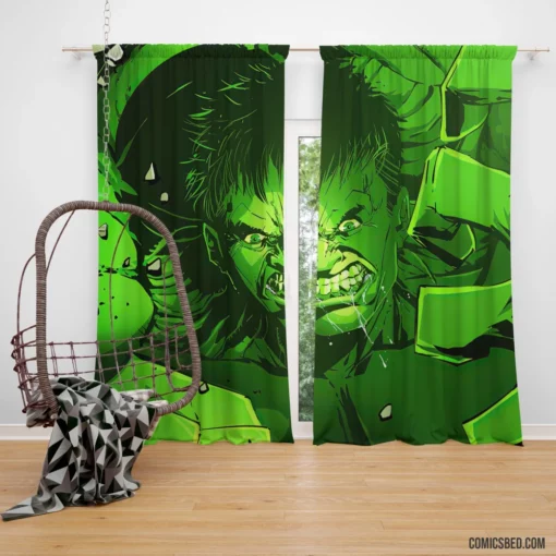 Hulk Marvel Gamma Goliath Comic Curtain