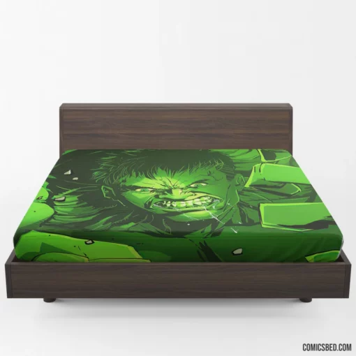 Hulk Marvel Gamma Goliath Comic Fitted Sheet