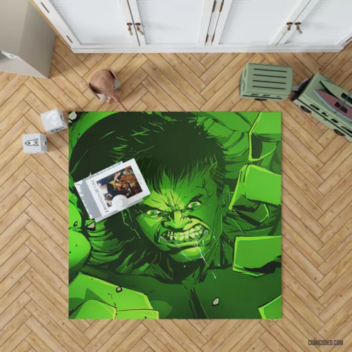 Hulk Marvel Gamma Goliath Comic Rug