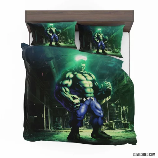 Hulk Marvel Gamma-Powered Giant Comic Bedding Set 1