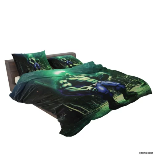 Hulk Marvel Gamma-Powered Giant Comic Bedding Set 2