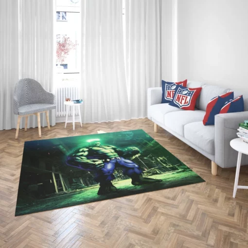 Hulk Marvel Gamma-Powered Giant Comic Rug 2