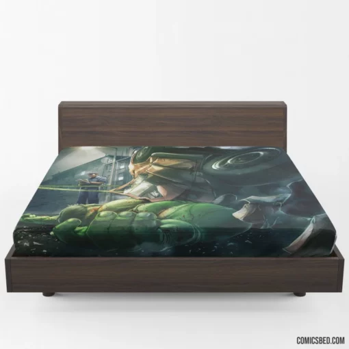 Hulk Marvel Gamma-Powered Hero Comic Fitted Sheet