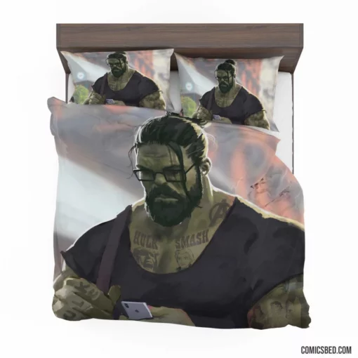 Hulk Marvel Green Goliath Comic Bedding Set 1