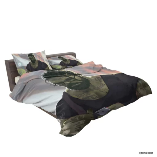 Hulk Marvel Green Goliath Comic Bedding Set 2