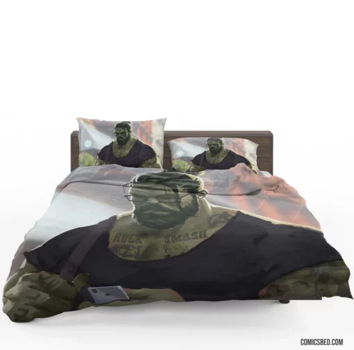 Hulk Marvel Green Goliath Comic Bedding Set