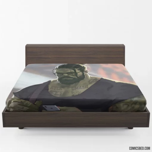 Hulk Marvel Green Goliath Comic Fitted Sheet