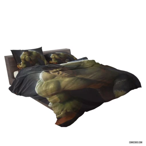 Hulk Marvel Green Powerhouse Comic Bedding Set 2