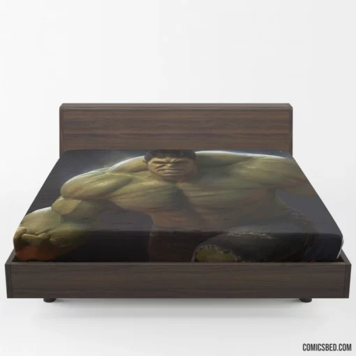 Hulk Marvel Green Powerhouse Comic Fitted Sheet