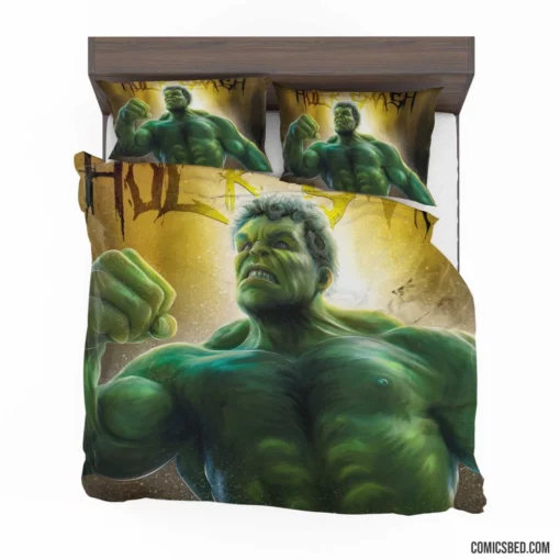 Hulk Marvel Indomitable Hero Comic Bedding Set 1