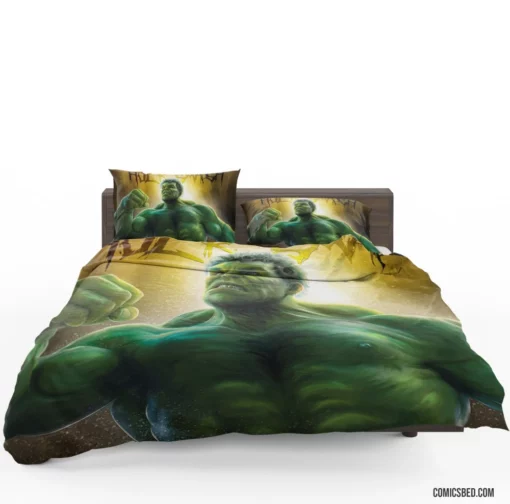 Hulk Marvel Indomitable Hero Comic Bedding Set