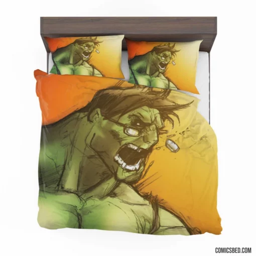 Hulk Mighty Avenger Comic Bedding Set 1