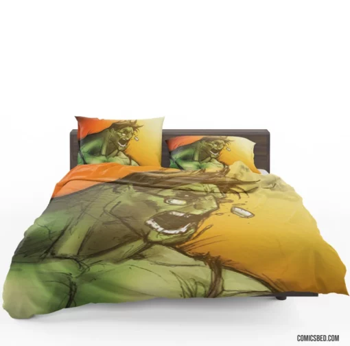 Hulk Mighty Avenger Comic Bedding Set