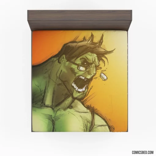 Hulk Mighty Avenger Comic Fitted Sheet 1