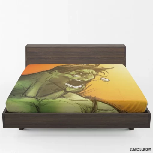 Hulk Mighty Avenger Comic Fitted Sheet