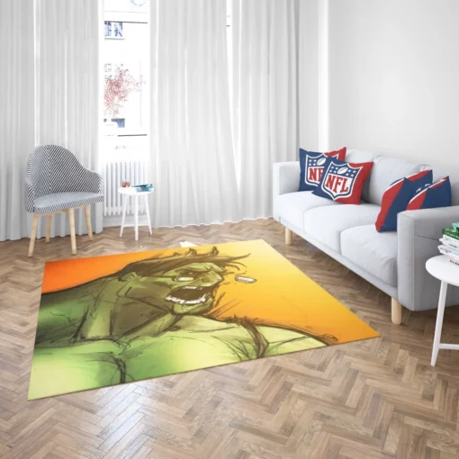 Hulk Mighty Avenger Comic Rug 2