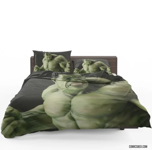 Hulk Mighty Power Marvel Hero Comic Bedding Set