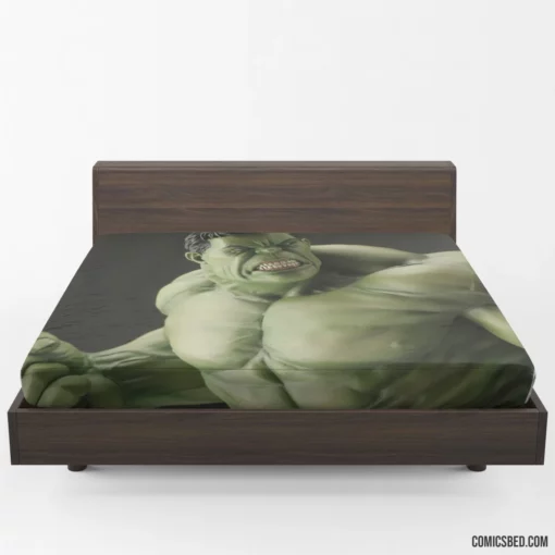 Hulk Mighty Power Marvel Hero Comic Fitted Sheet