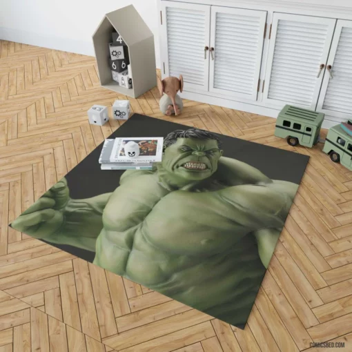 Hulk Mighty Power Marvel Hero Comic Rug 1