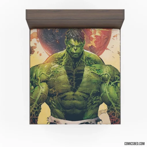 Hulk Rage Unleashed Comic Fitted Sheet 1