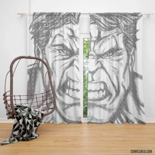 Hulk Rampage Comic Curtain