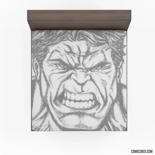 Hulk Rampage Comic Fitted Sheet 1