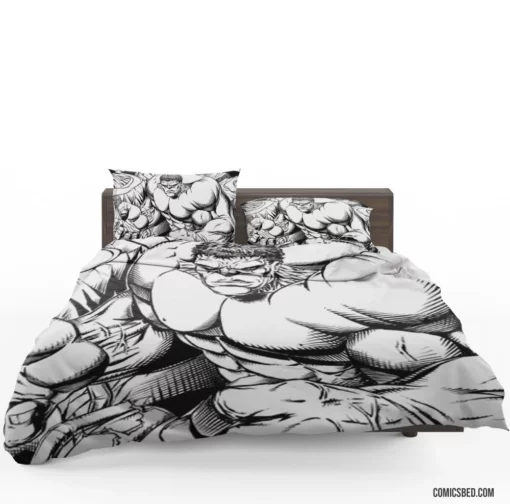 Hulk Unstoppable Force Comic Bedding Set